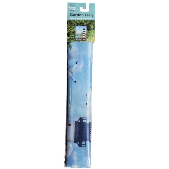 NWT Shore Living Garden Flag Porch Patio Gazebo Beach Home Decoration 12x18 - Picture 2 of 3